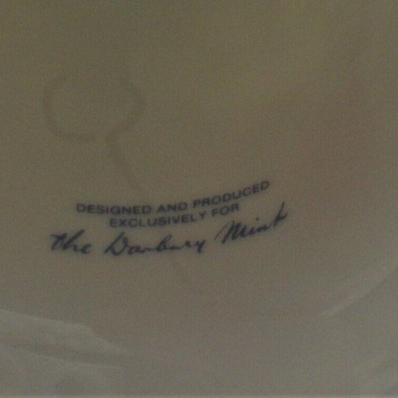 AK Kaiser Porcelain Bone China Bell Peacock Gold Trim W Germany The Danbury Mint - Picture 8 of 12